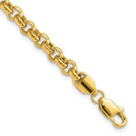Load image into Gallery viewer, 14K Yellow Gold 5mm Polished Fancy Rolo Link Bracelet  Length 7.5'' inches
