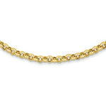 Load image into Gallery viewer, 14K Yellow Gold 17mm Polished Fancy Rolo Link Necklace  Length 18'' inches
