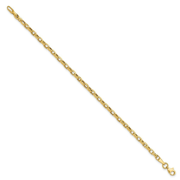14K Yellow Gold Fancy Link Bracelet  Length 7.25'' inches