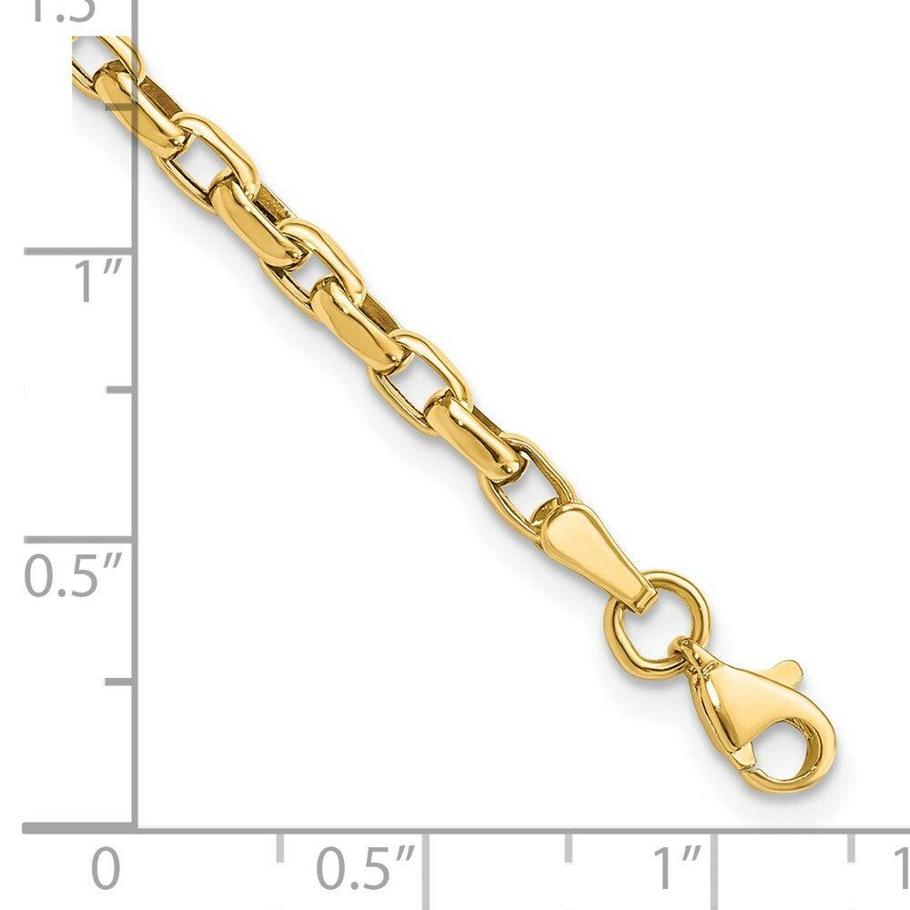 14K Yellow Gold Fancy Link Bracelet  Length 7.25'' inches