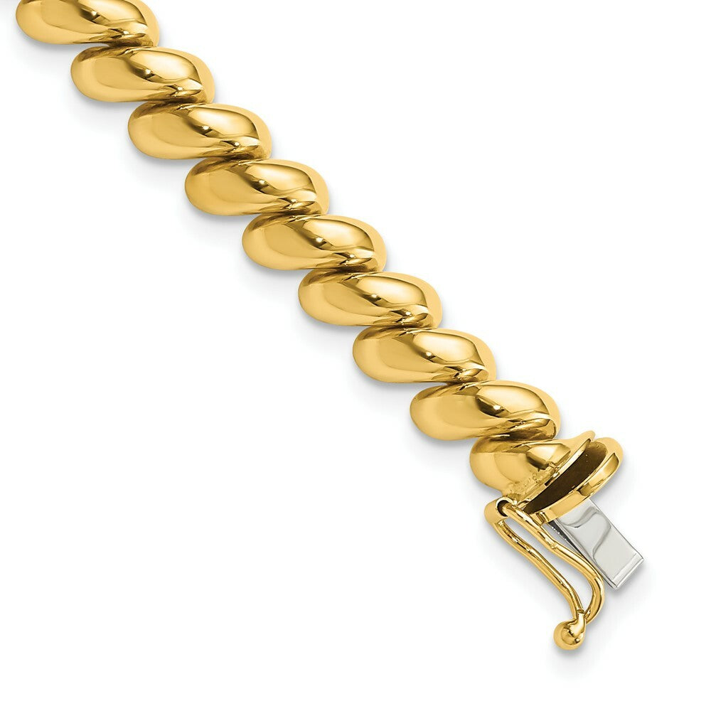 14K Yellow Gold San Marco Bracelet  Length 7'' inches