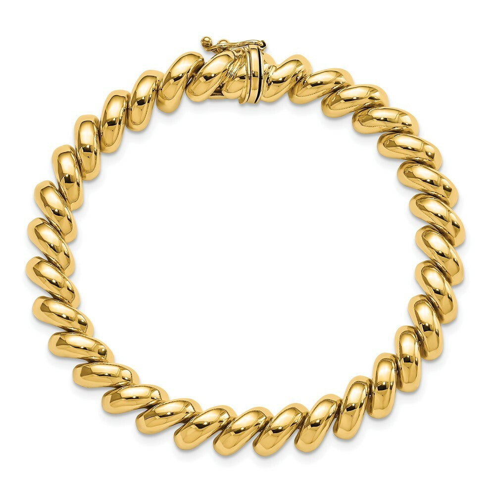 14K Yellow Gold San Marco Bracelet  Length 7'' inches