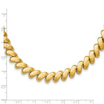 Load image into Gallery viewer, 14K Yellow Gold Polished San Marco Necklace  Length 17'' inches

