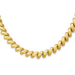 Load image into Gallery viewer, 14K Yellow Gold Polished San Marco Necklace  Length 17'' inches
