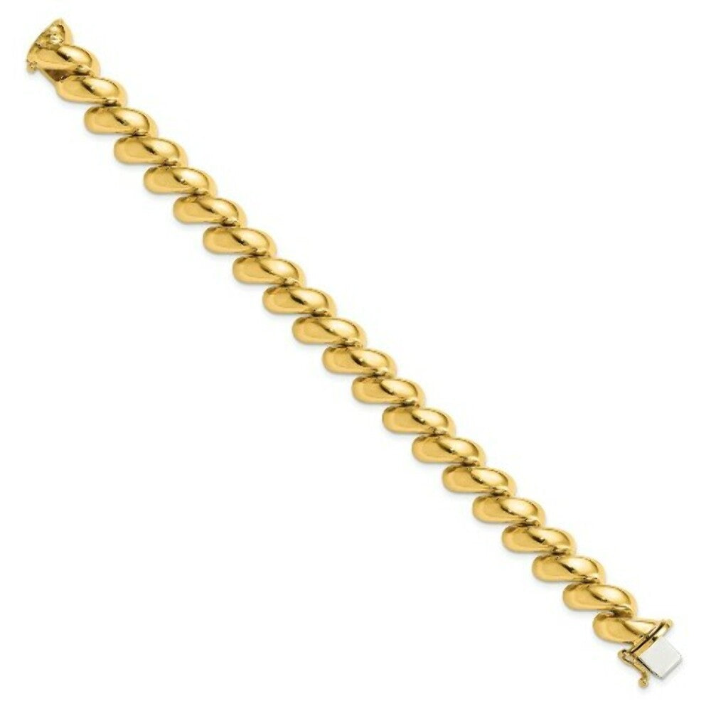 14K Yellow Gold San Marco Bracelet  Length 7'' inches