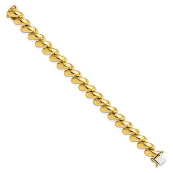 14K Yellow Gold San Marco Bracelet  Length 7'' inches
