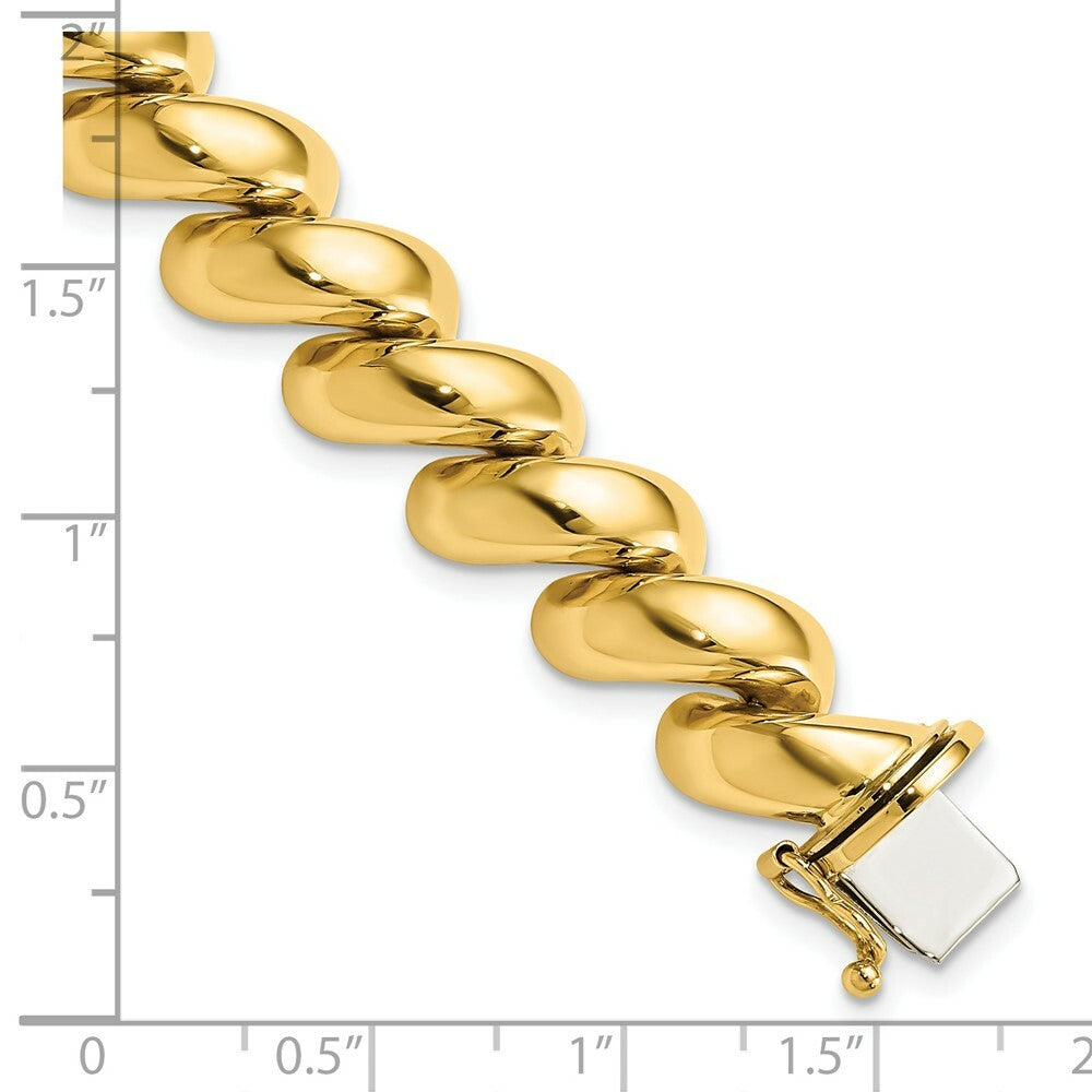 14K Yellow Gold San Marco Bracelet  Length 7'' inches
