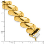 Load image into Gallery viewer, 14K Yellow Gold San Marco Bracelet  Length 7'' inches
