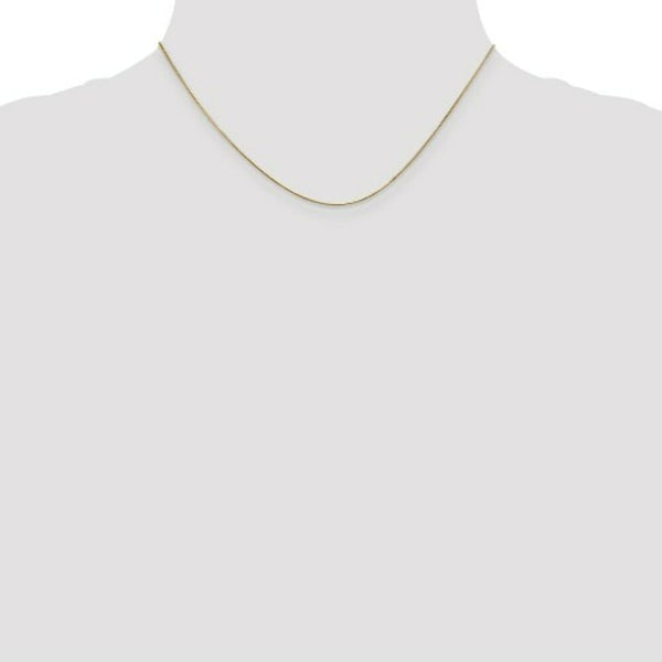 14K Yellow Gold .65mm Round Snake Chain Necklace  Length 16'' inches