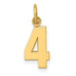 Load image into Gallery viewer, 14K Yellow Gold Casted Small Polished Number 6 Charm
