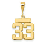 Load image into Gallery viewer, 14K Yellow Gold Casted Small Polished Number 6 Charm
