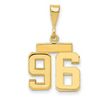 Load image into Gallery viewer, 14K Yellow Gold Casted Small Polished Number 6 Charm
