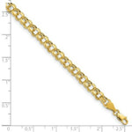 Load image into Gallery viewer, 8.25" Length Bracelet 14K Yellow Gold Lite 5mm Double Link Charm Bracelet
