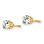 Load image into Gallery viewer, 14K Yellow Gold 1/2-Carat tw I2 K-L Diamond Stud Push-on Post Earrings
