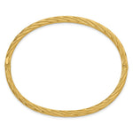 Load image into Gallery viewer, 14K Yellow Gold 3/16 Oversize Swirl Hinged Bangle Bracelet
