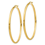 Load image into Gallery viewer, 14K Yellow Gold Polished Hoop Earring 56mm length
