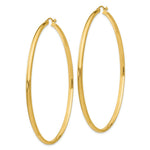Load image into Gallery viewer, 14K Yellow Gold Polished Hoop Earring 65mm length

