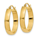 Load image into Gallery viewer, 14K Yellow Gold Polished Hoop Earring 22mm length
