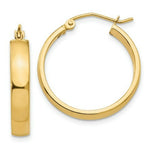 Load image into Gallery viewer, 14K Yellow Gold Polished Hoop Earring 22mm length
