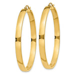 Load image into Gallery viewer, 14K Yellow Gold Polished Hoop Earring 45mm length

