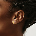 Load image into Gallery viewer, 14K Yellow Gold Mini Manatee Post Earrings
