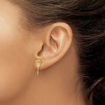 Load image into Gallery viewer, 14K Yellow Gold Tennis Racquet w/Ball Post Earrings
