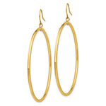 Load image into Gallery viewer, 14K Yellow Gold Tube Hoop Dangle Earrings
