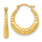Load image into Gallery viewer, 14K Yellow Gold Polished Hoop Earrings

