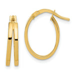 Load image into Gallery viewer, 14K Yellow Gold Polished Double Hoops
