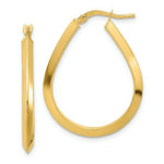 Load image into Gallery viewer, 14K Yellow Gold Polished Hoop Earrings
