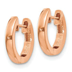 Load image into Gallery viewer, 14K Rose Gold Hinged Hoop Earrings  15mm length
