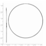 Load image into Gallery viewer, 14K White Gold Polished Endless Tube Hoop Earrings  70mm width
