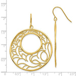 Load image into Gallery viewer, 14K Yellow Gold Circle Earrings
