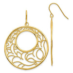 Load image into Gallery viewer, 14K Yellow Gold Circle Earrings
