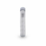 Load image into Gallery viewer, Mens Womens Silver Brushed Finish Wedding Ring - Domed Comfort Fit - 4mm 8mm Wide - Style name: EMPEROR
