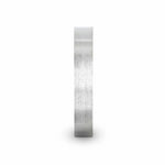 Load image into Gallery viewer, Mens Womens Silver Brushed Finish Wedding Ring - Flat Comfort Fit - 4mm 8mm Wide - Style name: ARISTOCRAT
