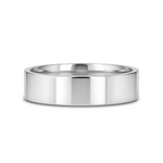 Load image into Gallery viewer, Mens Titanium Flat Style Wedding Ring - Polished Finish Comfort Fit - 6mm 8mm Wide - Style name: HARDY
