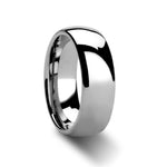 Load image into Gallery viewer, Mens Cobalt Domed Wedding Ring - Polished Finish Comfort Fit - 4mm 6mm 8mm Wide - Style name: KOBOLD
