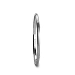 Load image into Gallery viewer, Mens Tungsten Carbide Domed Wedding Ring - Brushed Finish Comfort Fit - 2mm 4mm 6mm 7mm 8mm 10mm 12mm Wide - Style name: PERSEUS

