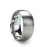 Load image into Gallery viewer, Mens Tungsten Carbide Domed Wedding Ring - Brushed Finish Comfort Fit - 2mm 4mm 6mm 7mm 8mm 10mm 12mm Wide - Style name: PERSEUS
