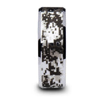 Load image into Gallery viewer, Mens Tungsten Carbide Engraved Digital Camouflage Wedding Ring - Polished Beveled Comfort Fit - 8mm Wide - Style name: STEALTH
