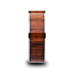 Load image into Gallery viewer, Mens Tungsten Carbide Rare Koa Wood Inlay Wedding Ring - Flat Polished Comfort Fit - 6mm 7mm 8mm 10mm Wide - Style name: KALANI
