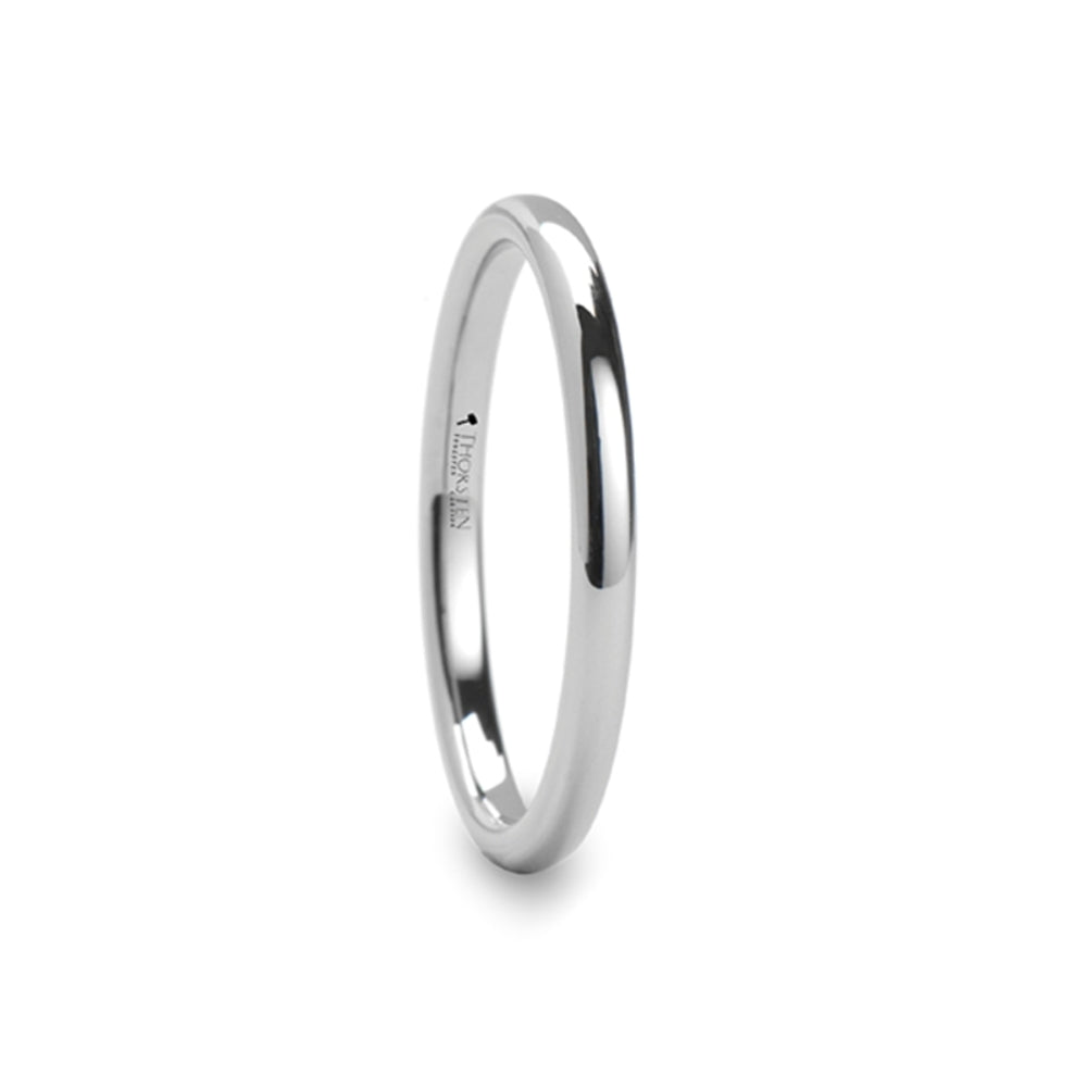 Mens White Tungsten Carbide Wedding Ring - Domed Comfort Fit - 2mm 4mm 6mm 7mm 8mm 10mm 12mm Wide - Style name: ARLINGTON