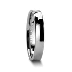 Load image into Gallery viewer, Mens Concave Tungsten Carbide Wedding Wedding Ring - Polished Finish Comfort Fit - 4mm 6mm 7mm 8mm Wide - Style name: WASHINGTON

