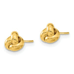 Load image into Gallery viewer, 14K Yellow Gold Polished Love Knot Post Earrings
