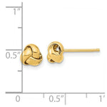 Load image into Gallery viewer, 14k Yellow Gold Polished Love Knot Post Earrings
