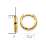 Load image into Gallery viewer, 14K Yellow Gold 2.25mm Hinged Hoop Earrings  2.5mm width

