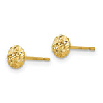 Load image into Gallery viewer, 14K Yellow Gold 5mm Circle Puff Post Earrings
