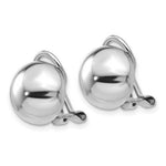 Load image into Gallery viewer, 14K White Gold Polished Non-pierced Back Earrings
