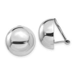 Load image into Gallery viewer, 14K White Gold Polished Non-pierced Earrings
